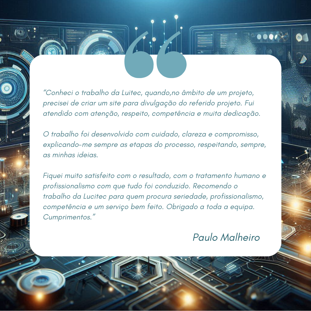 Depoimento de cliente